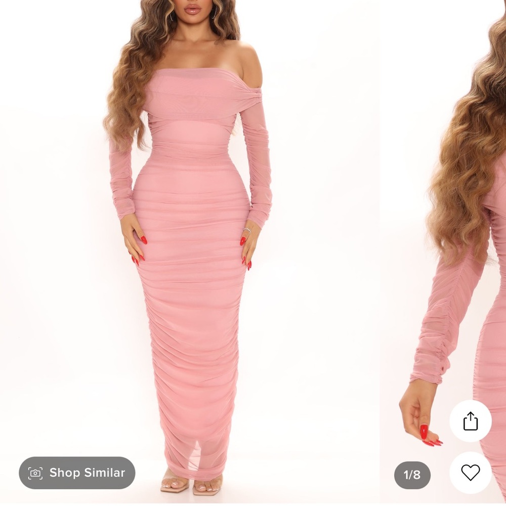 Top trend ruched maxi dress